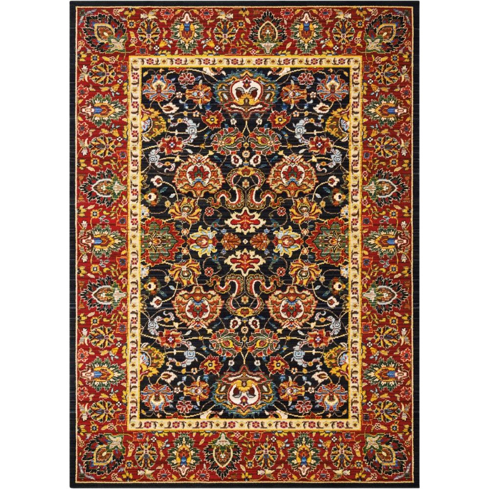 Nourison TML20 Timeless 5 Ft.6 In. x 8 Ft. Indoor/Outdoor Rectangle Rug in  Persimmon